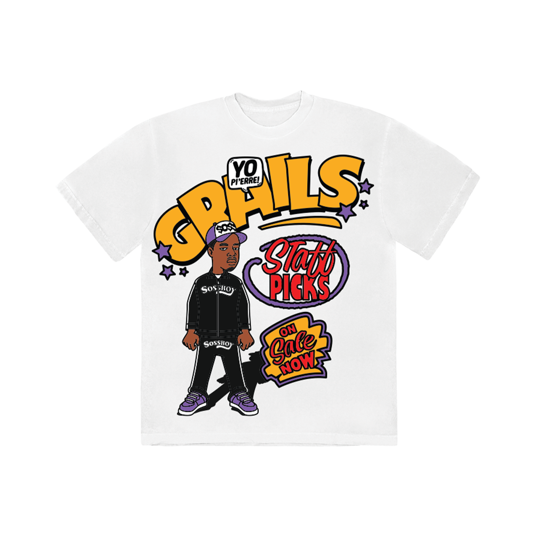 GRAILS T-Shirt II in White Front