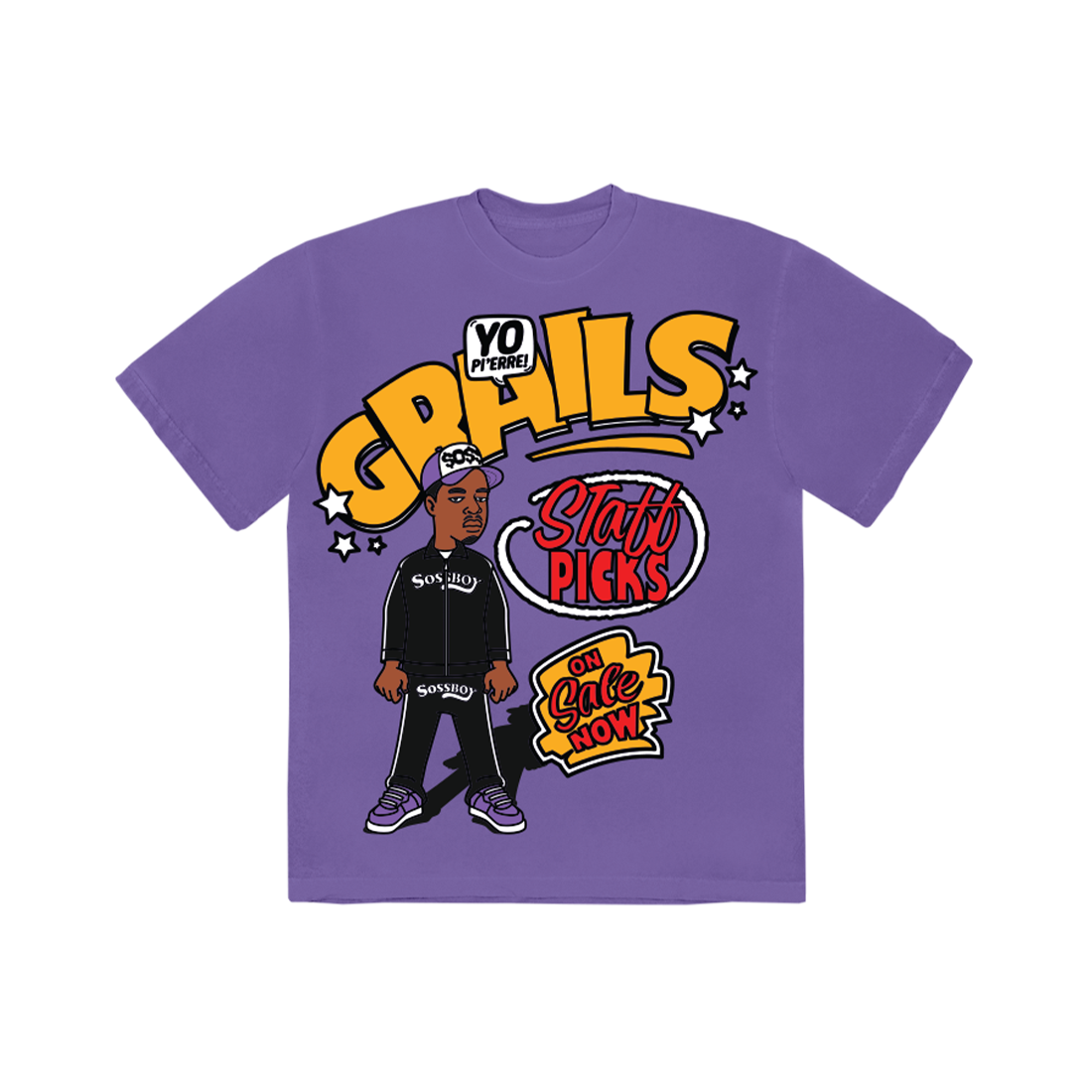 GRAILS T-shirt I in Purple front