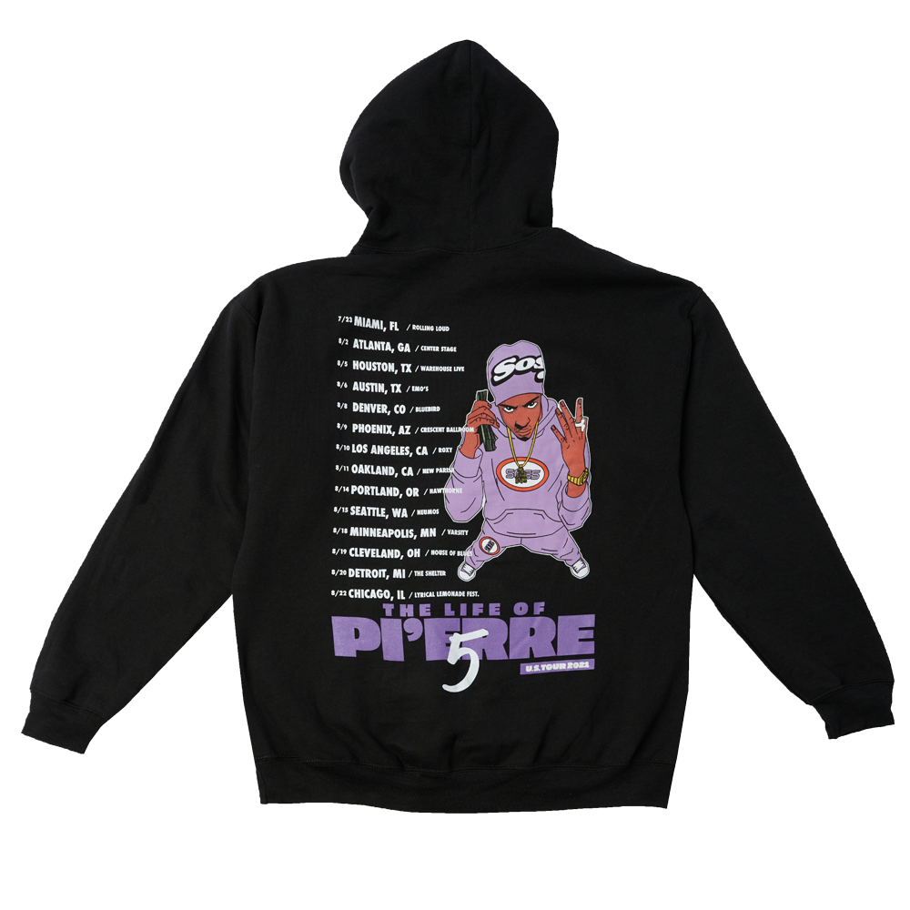 I <3 PB Black Hoodie BACK