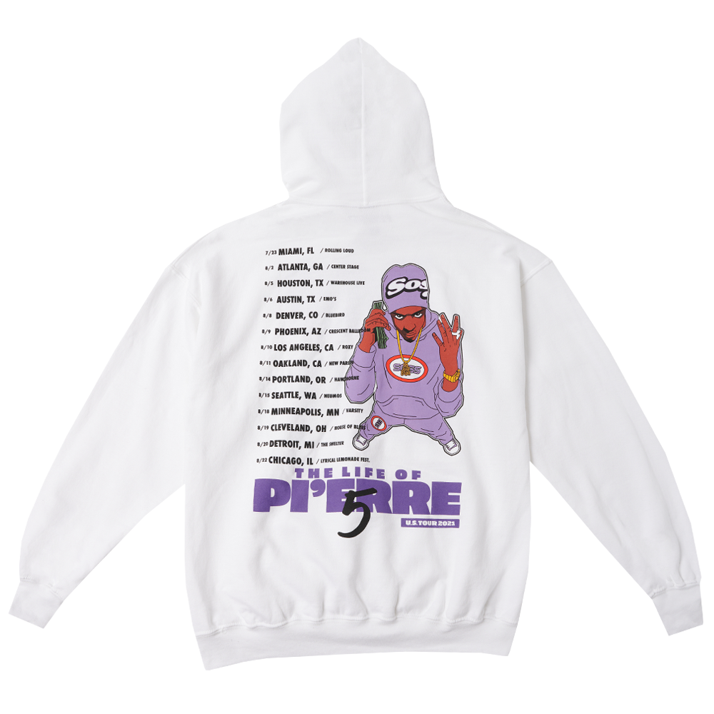 I <3 PB White Hoodie BACK