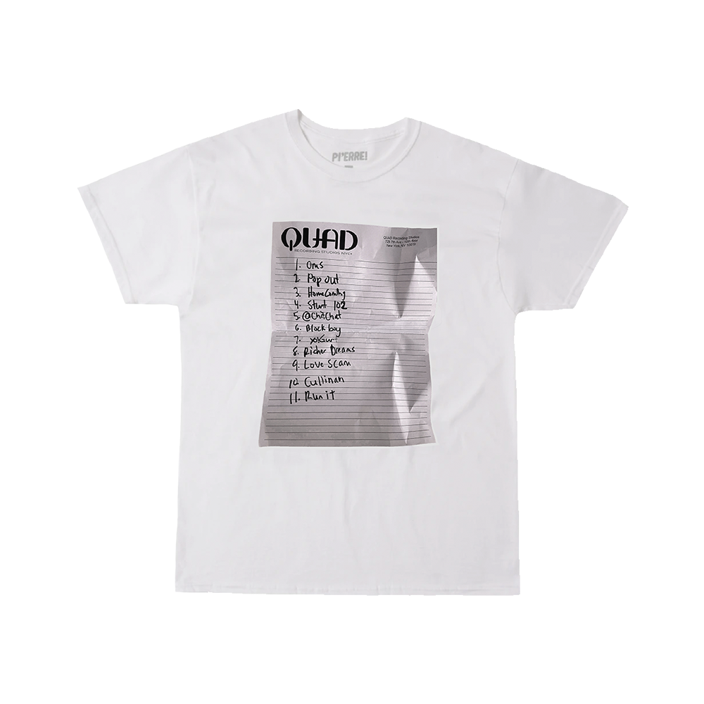 YO!88 TRACKLIST T-SHIRT I Front