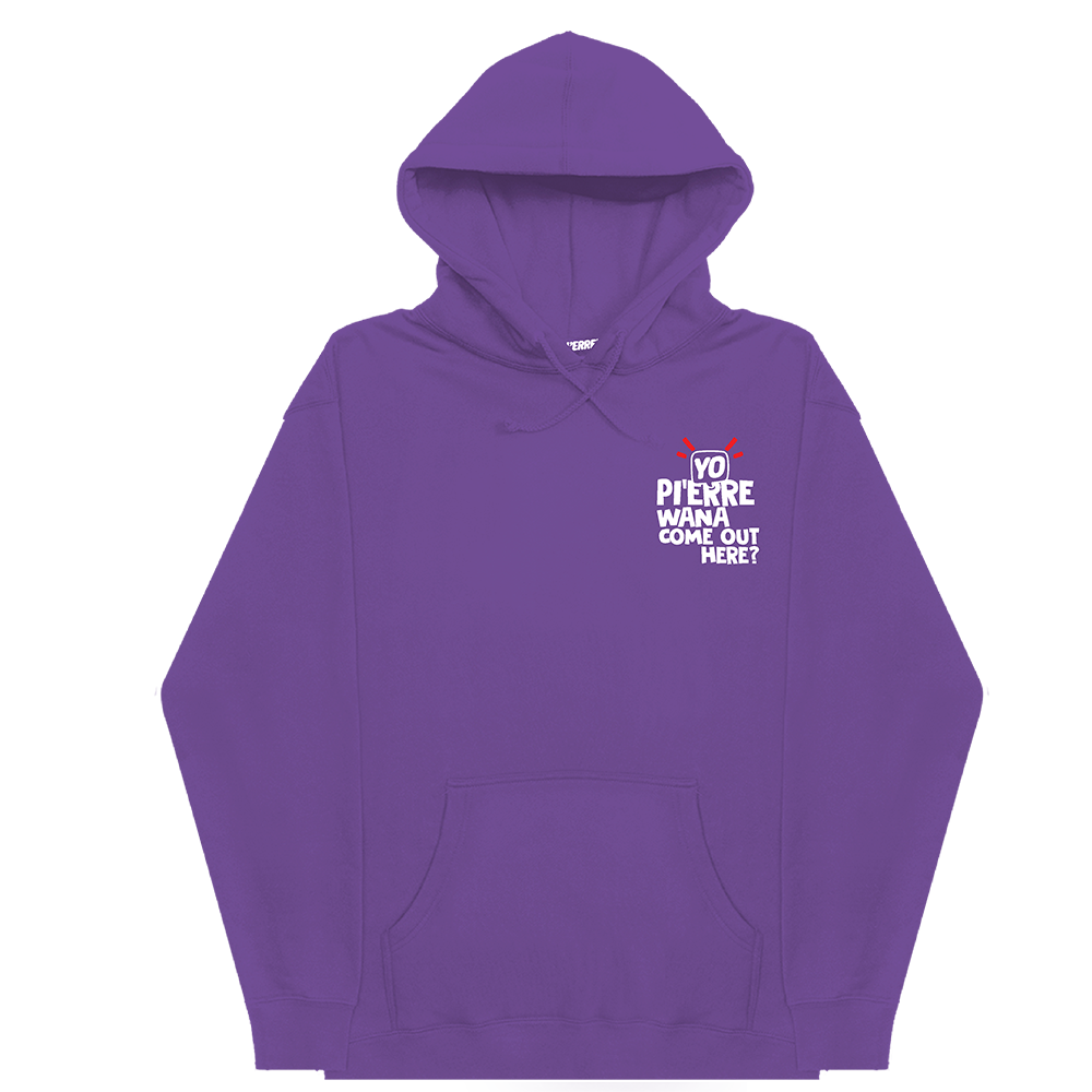 Yo Pi'erre Purple Bubble Hoodie
