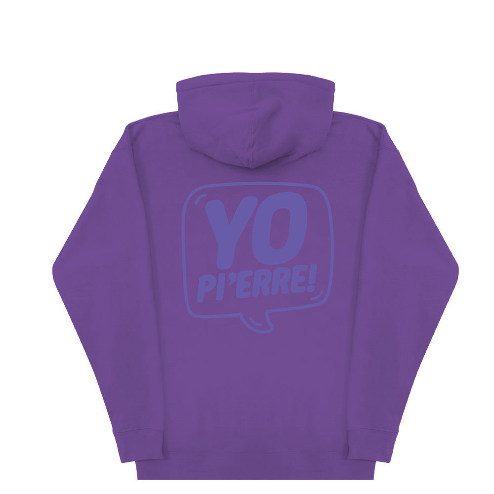 Yo Pi'erre Purple Bubble Hoodie