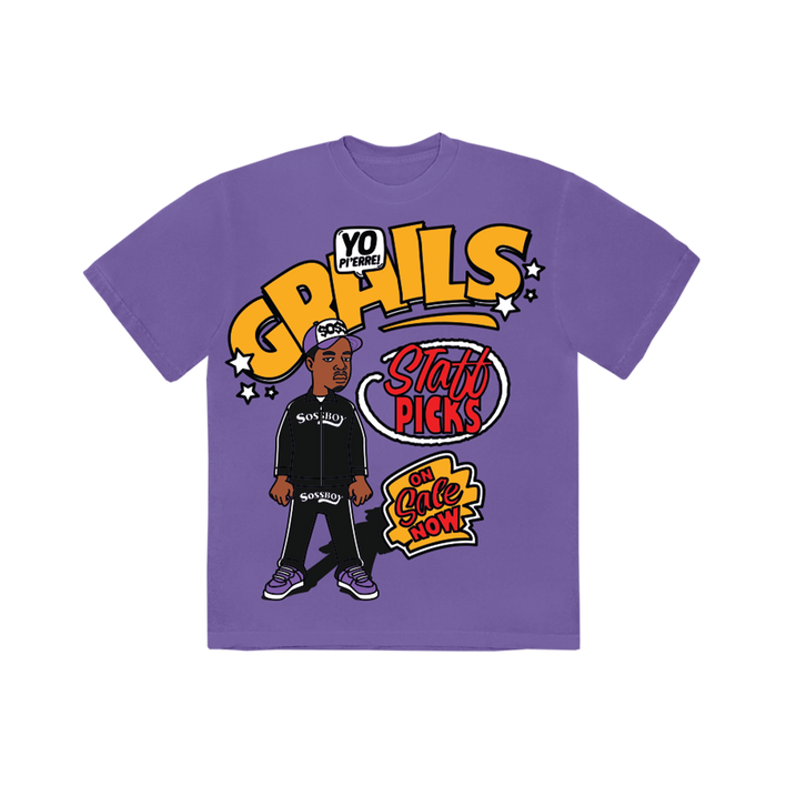 GRAILS T-shirt I in Purple front