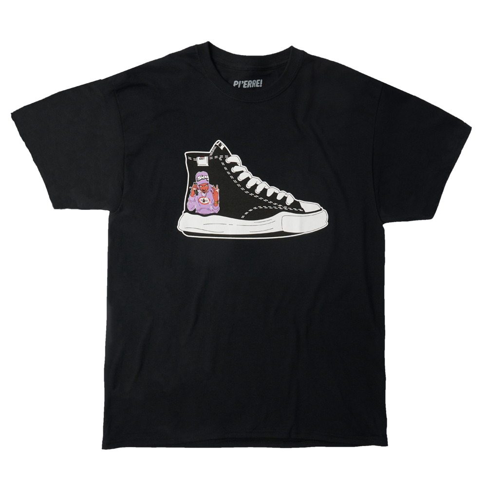 Sneaker Black T-Shirt FRONT